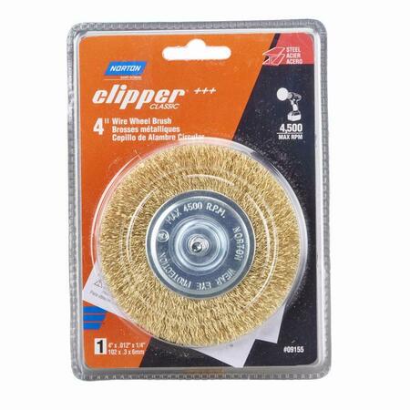 SAINT-GOBAIN ABRASIVES WIRE WHEEL COARSE 4 in. 70184609155